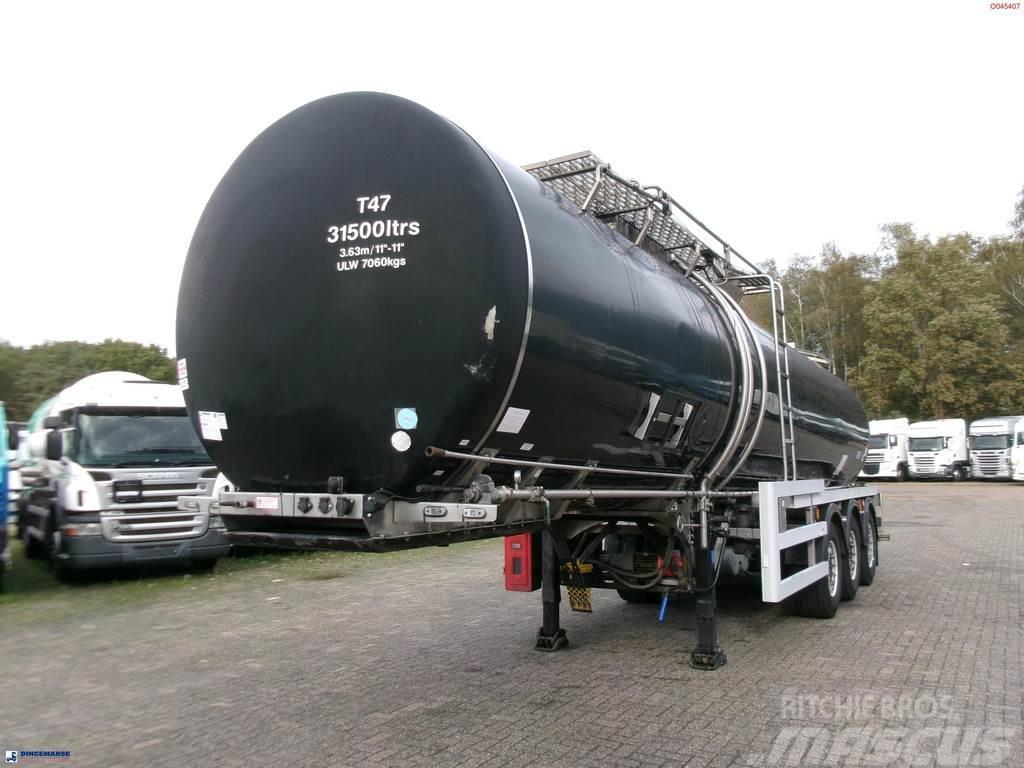 Crossland Bitumen tank inox 33 m3 / 1 comp + compressor + AD Autocisternas
