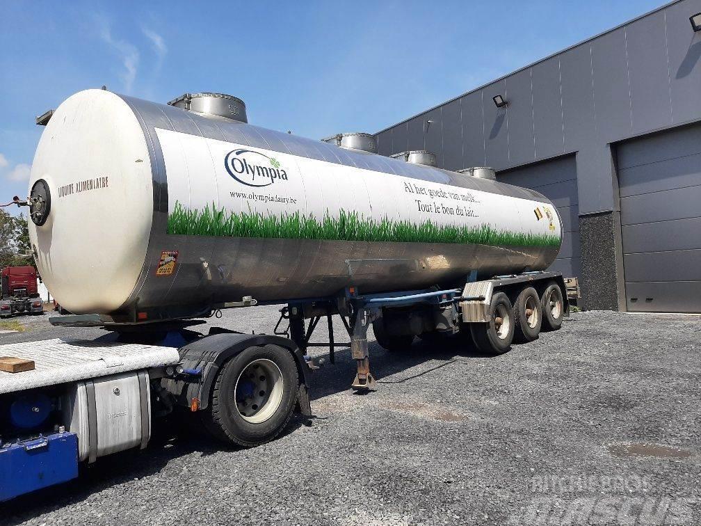 Magyar 3 AXLES TANK IN STAINLESS STEEL INSULATED 30000 L- Autocisternas