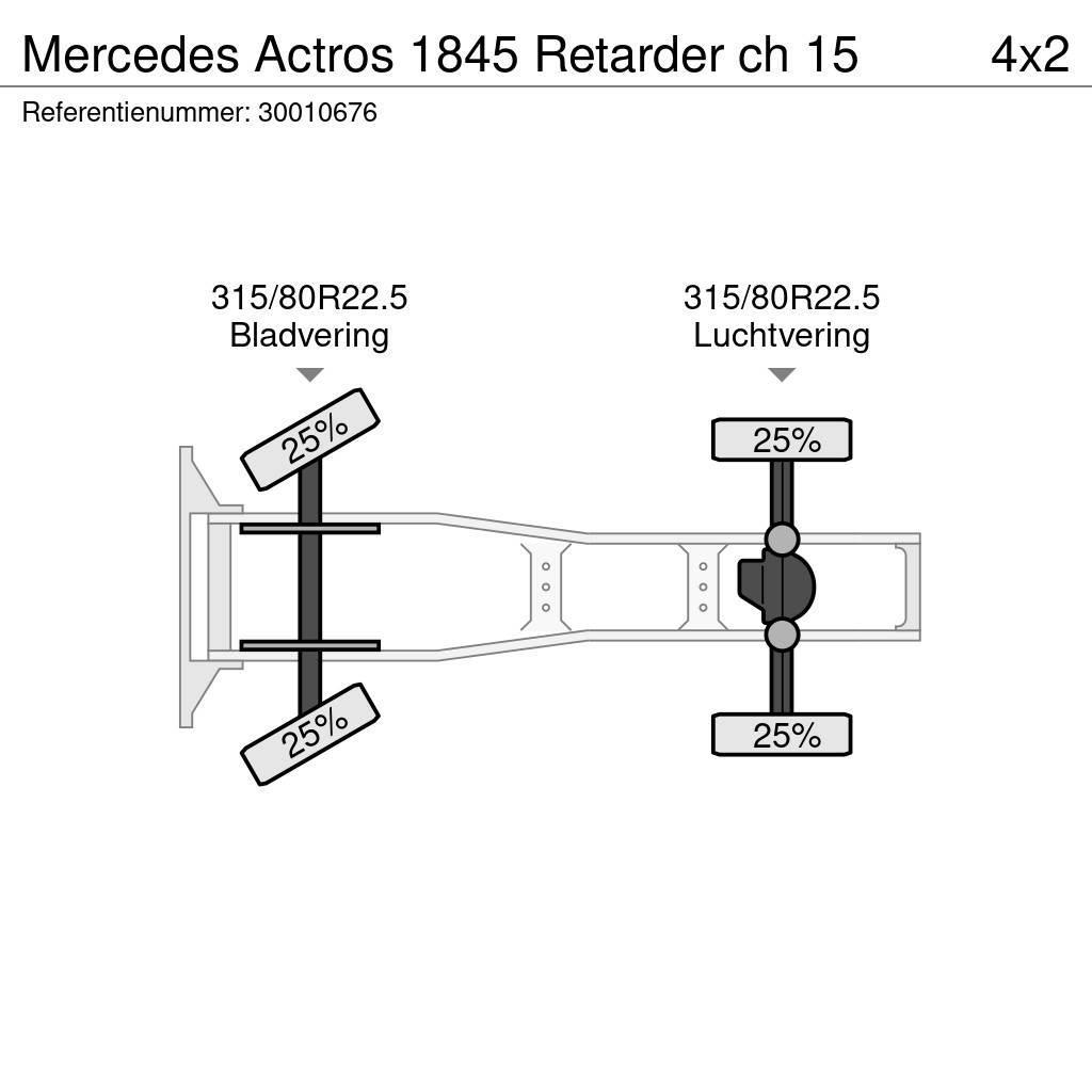 Mercedes-Benz Actros 1845 Retarder ch 15 Vilcēji