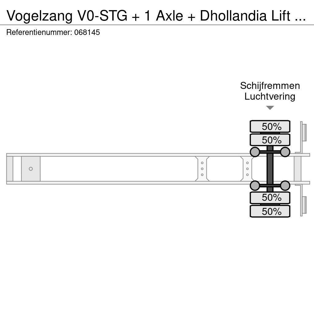 Vogelzang V0-STG + 1 Axle + Dhollandia Lift + Carrier Vector Piekabes ar temperatūras kontroli