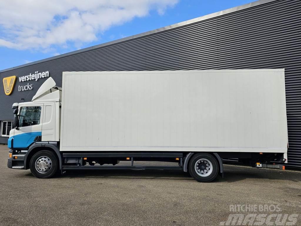 Scania P230 CLOSED BOX WITH SIDE DOORS / LIFT / KOFFER - Furgons