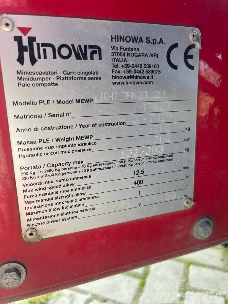 Hinowa Lightlift 23.12 Strēles pacēlāji