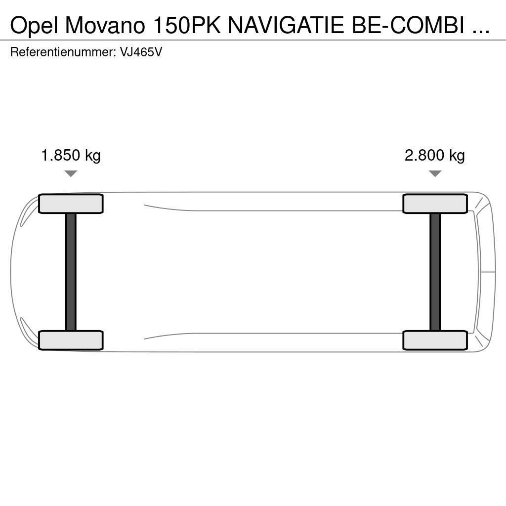 Opel Movano 150PK NAVIGATIE BE-COMBI LOADCAP 3-TON Citi