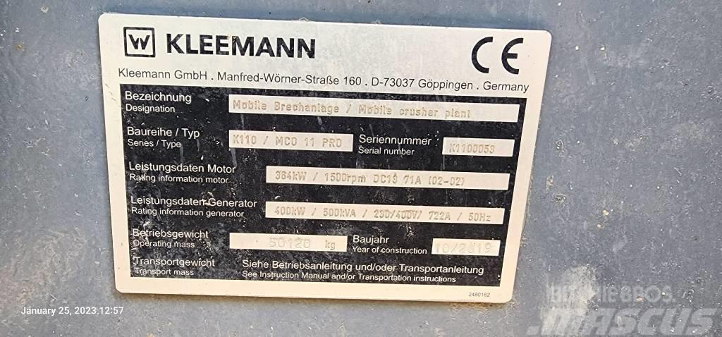Kleemann MCO 11 PRO Drupinātāji