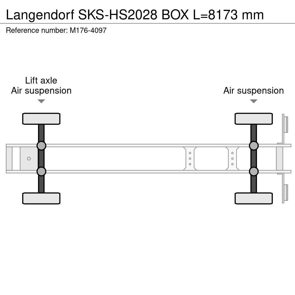 Langendorf SKS-HS2028 BOX L=8173 mm Piekabes pašizgāzēji