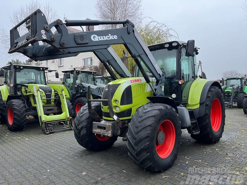 CLAAS ARION 640 CIS + QUICKE Q65 Traktori
