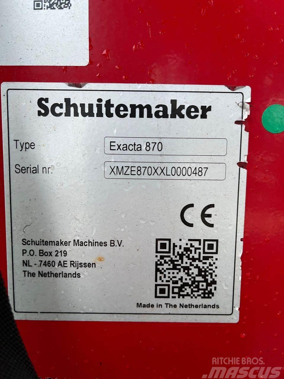 Schuitemaker Exacta 870 Cita mēslošanas tehnika