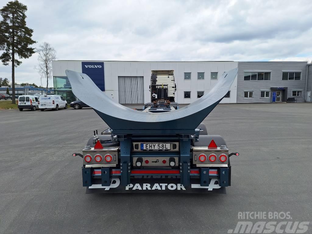 Parator 3-axl Lastväxlarsläp med tipp Nomontējamie treileri