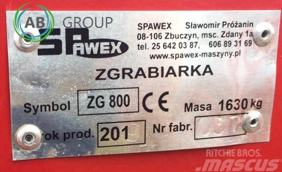 Spawex KREISELSCHWADER TAJFUN ZG-800 / ROTORY RAKE Grābekļi un siena ārdītāji