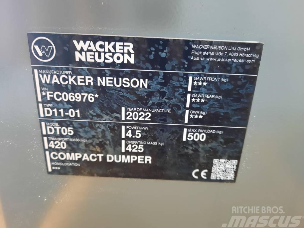 Wacker Neuson DT 05 Kāpurķēžu pašizkrāvējs