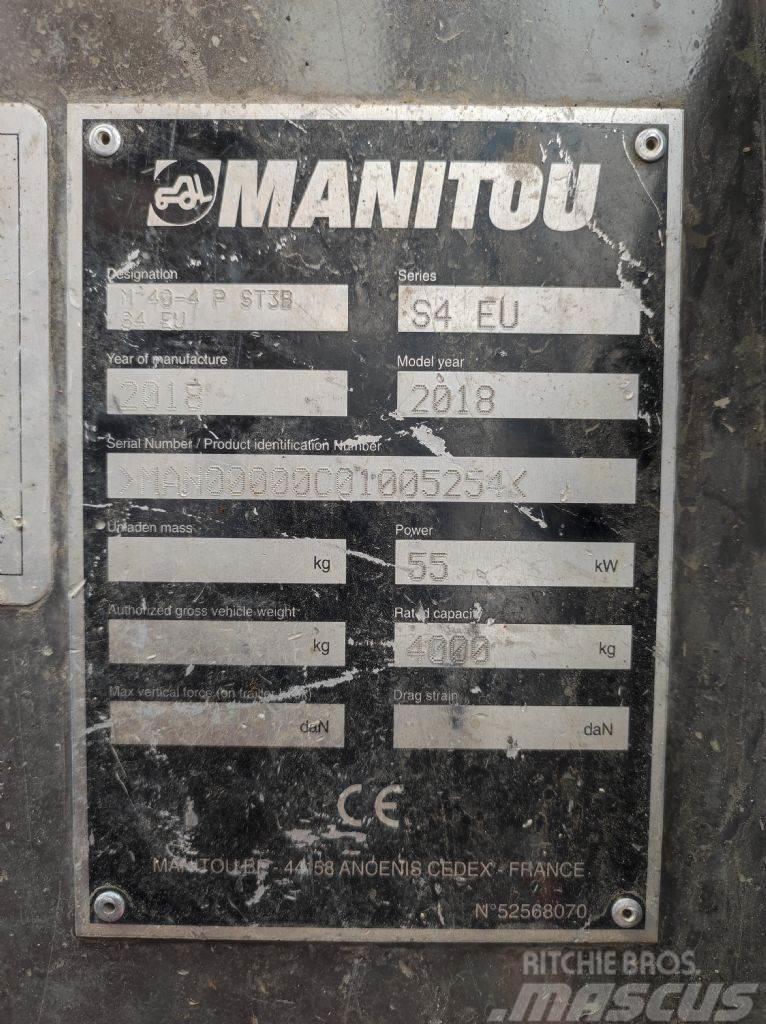 Manitou M 40.4 Apvidus autokrāvējs