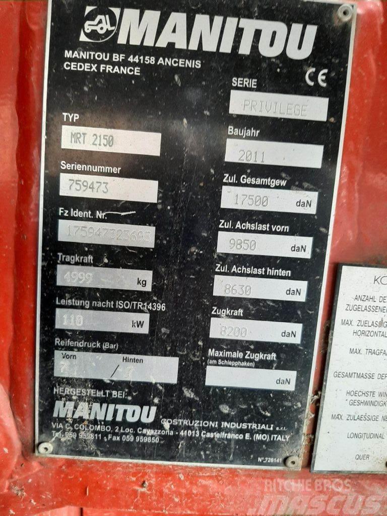 Manitou MRT 2150 Priv Teleskopiskie manipulatori