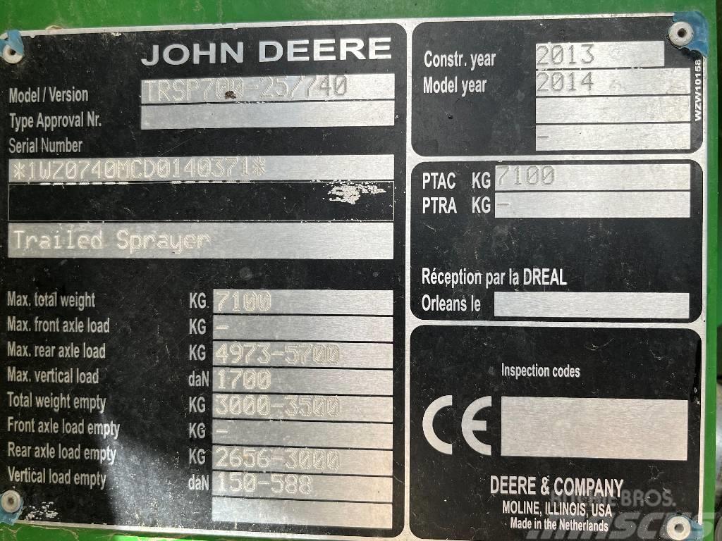 John Deere M 740 i Dismantled: only spare parts Piekabināmie smidzinātāji(miglotāji)