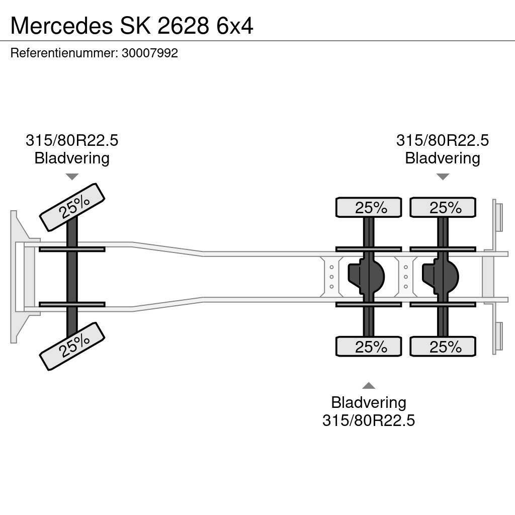 Mercedes-Benz SK 2628 6x4 Pašizgāzējs