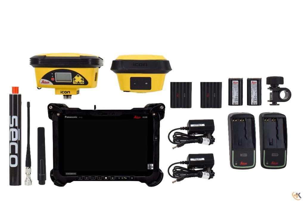 Leica iCON iCG60 iCG70 450-470MHz Base/Rover, CC200 iCON Citas sastāvdaļas