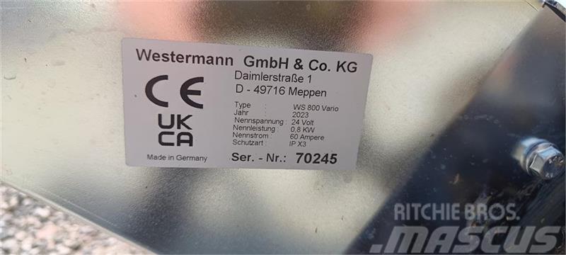 Westermann WS 800 elektrisk spalteskraber Cits lopkopības aprīkojums