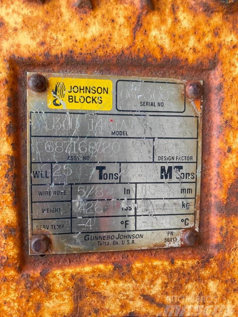 Johnson J30D 14BTAB Pacēlāju/krānu aprīkojums