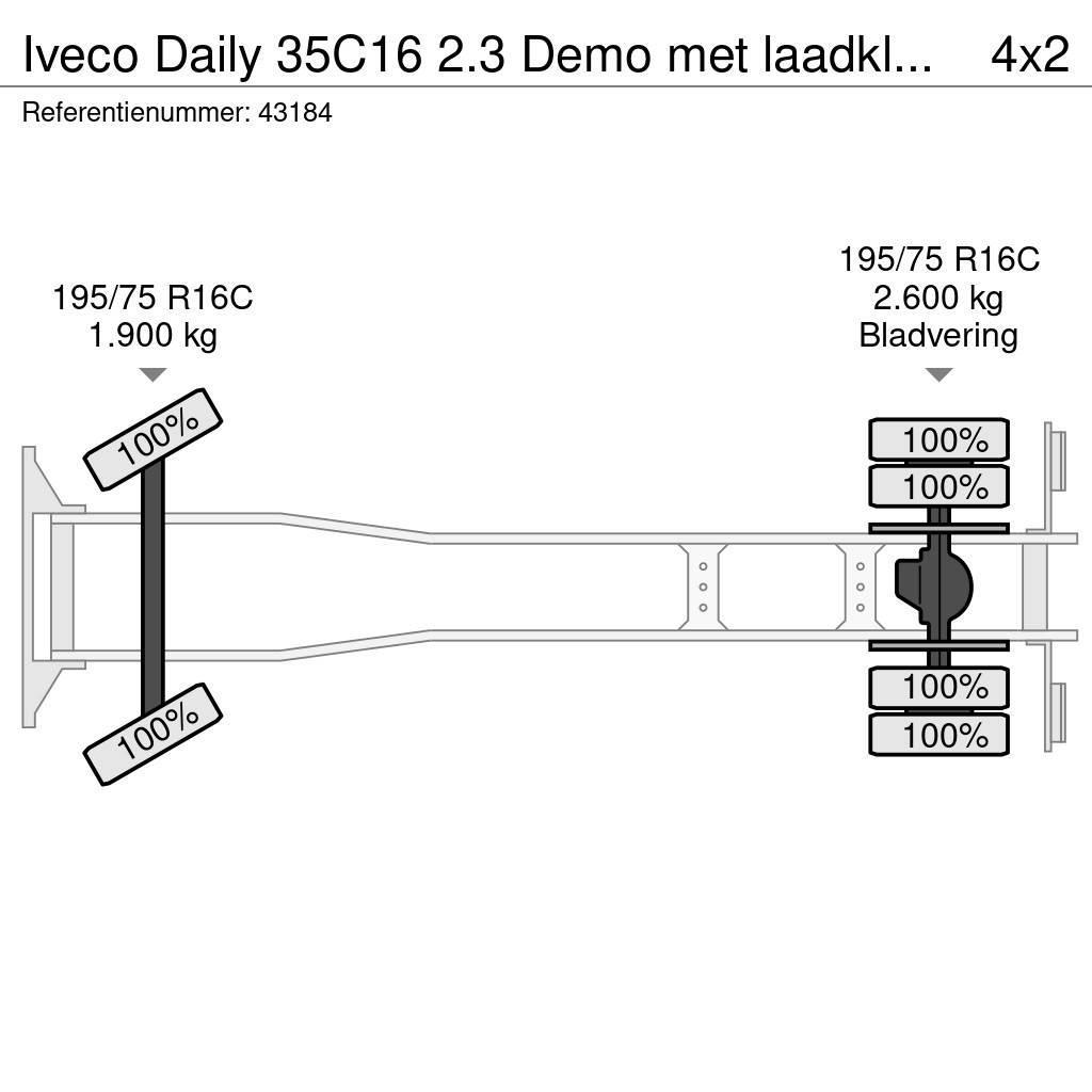 Iveco Daily 35C16 2.3 Demo met laadklep Just 2.254 km! Furgons