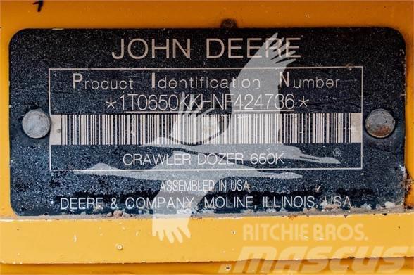 John Deere 650K LGP Kāpurķēžu buldozeri