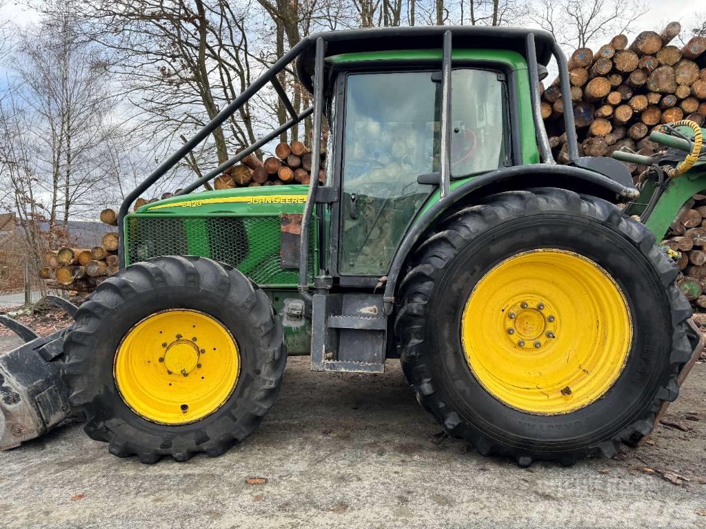 John Deere 6420 Kran Winde Schild / Fendt Ritter Deutz Forst Mežizstrādes traktori