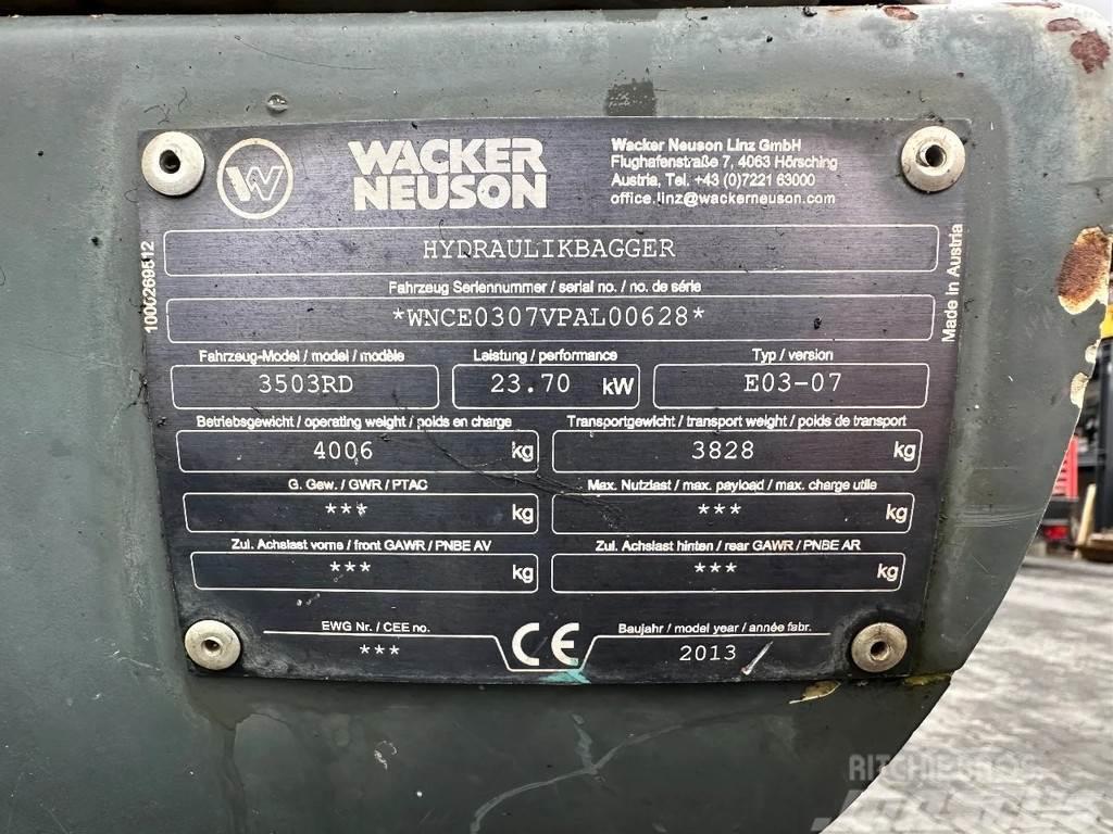 Wacker Neuson 3503 RD Mini ekskavatori < 7 t