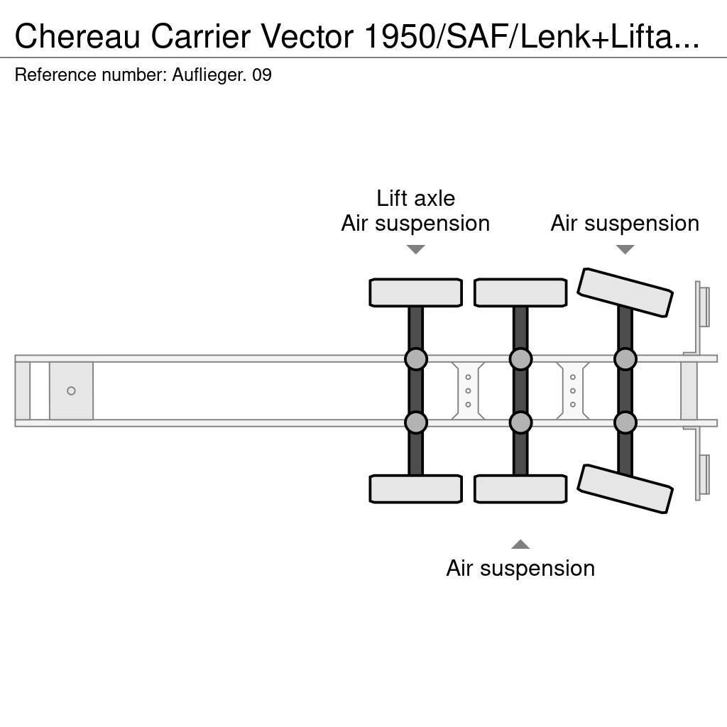 Chereau Carrier Vector 1950/SAF/Lenk+Liftachse/LBW Piekabes ar temperatūras kontroli