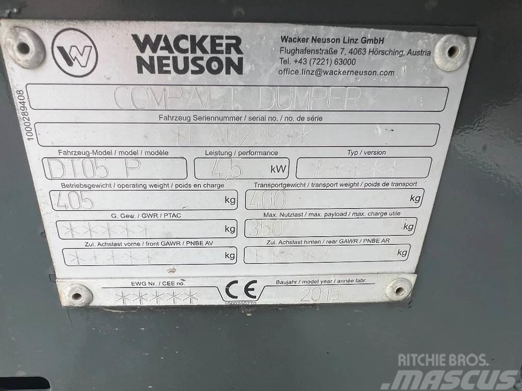 Wacker Neuson DT05P Mini pašizgāzēji