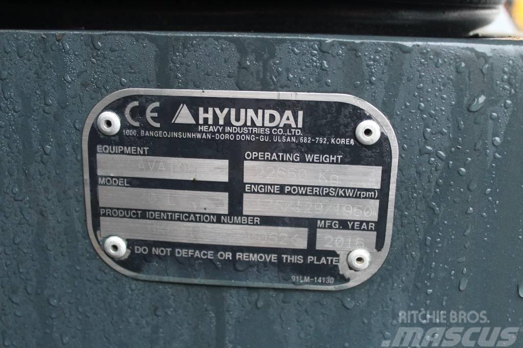 Hyundai HX 220 L / Pyörittäjä, Leica 3D, Rasvari, Lämmitin Kāpurķēžu ekskavatori