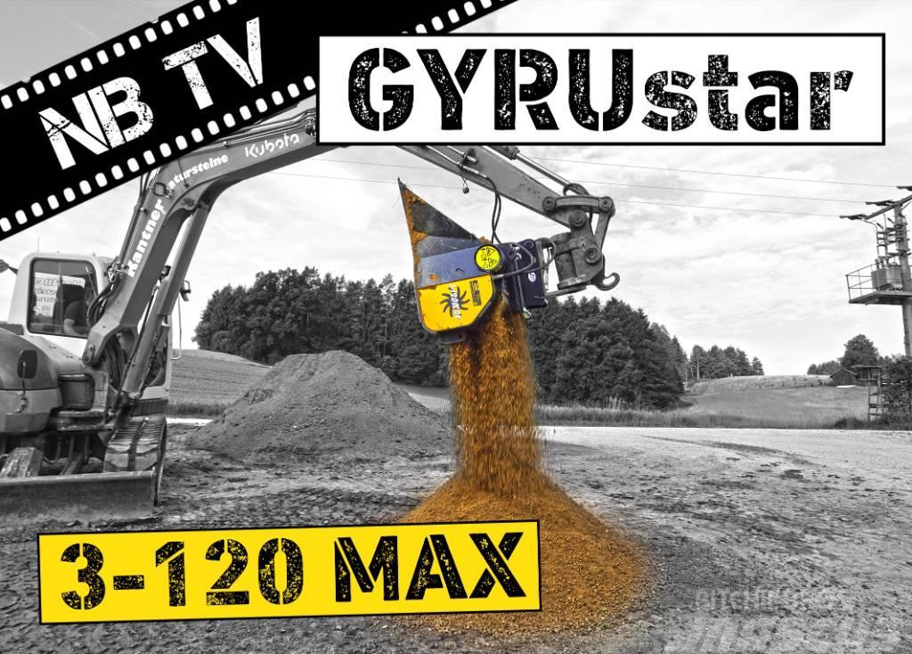 Gyru-Star 3-120MAX | Sieblöffel für Bagger & Lader Sijāšanas kausi