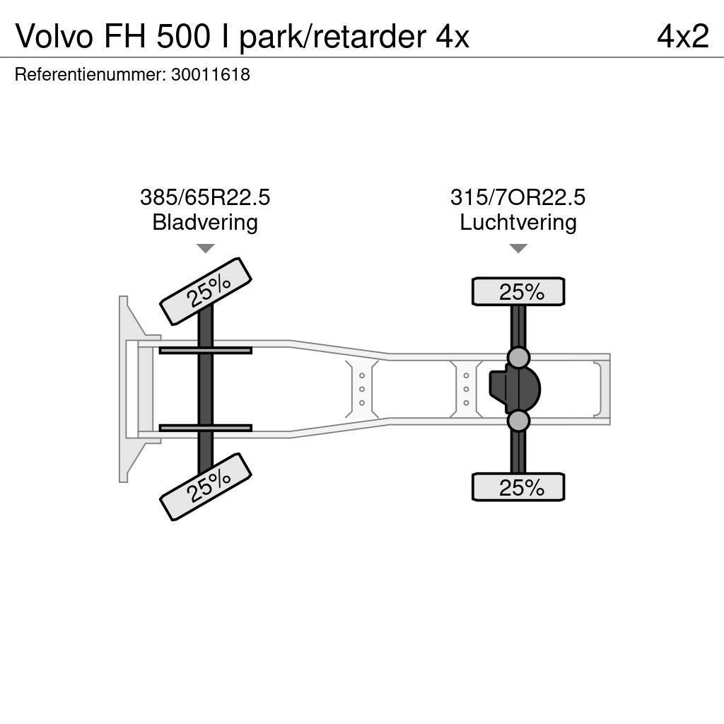 Volvo FH 500 I park/retarder 4x Vilcēji