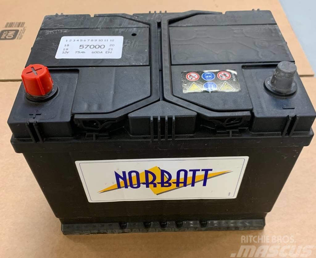  Norbatt Batteri 12V/75AH med BI Klack - 30-N57000 Radiatori