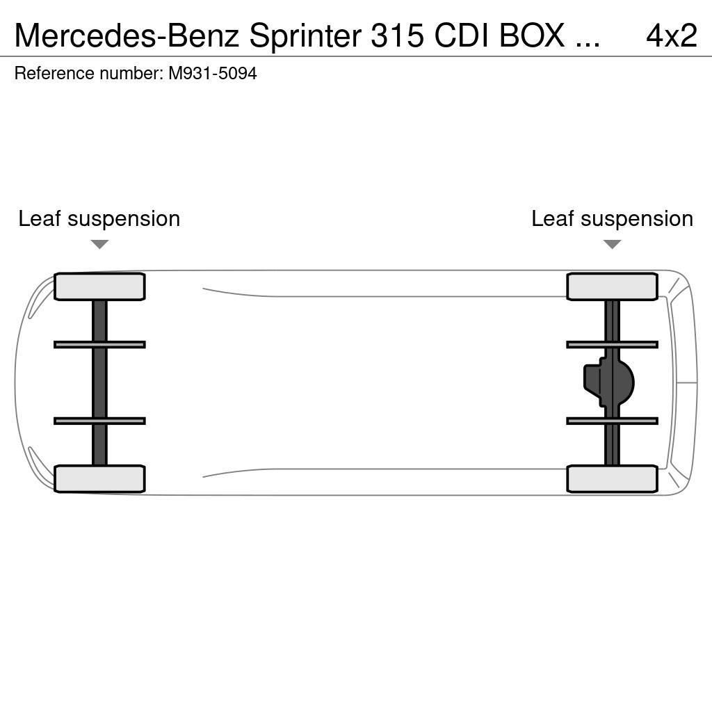 Mercedes-Benz Sprinter 315 CDI BOX L=4380 mm Citi