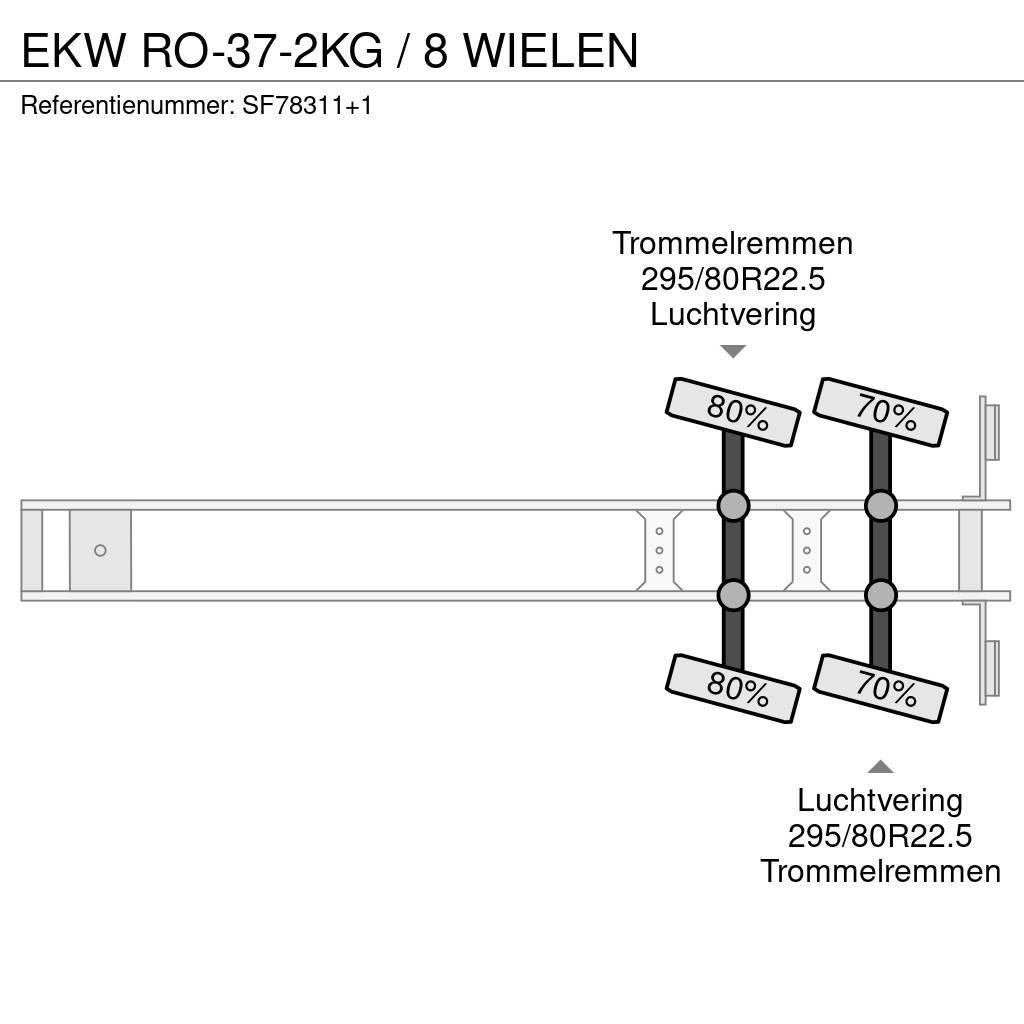 EKW RO-37-2KG / 8 WIELEN Tents treileri