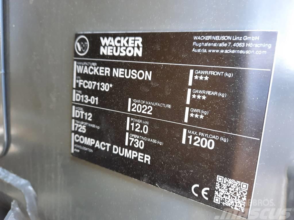 Wacker Neuson DT12 Kāpurķēžu pašizkrāvējs