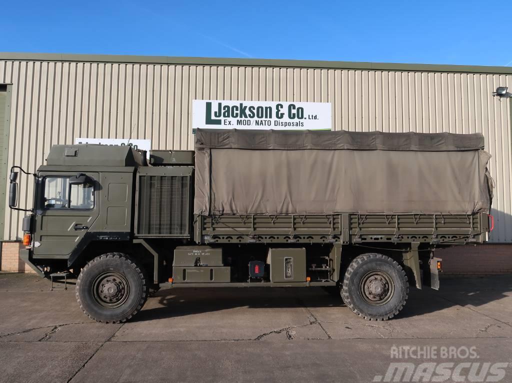MAN HX60 18.330 4x4 Ex Army Truck Platformas/izkraušana no sāniem