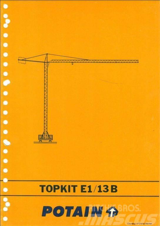 Potain TOPKIT E1/13B Citas pacelšanas iekārtas