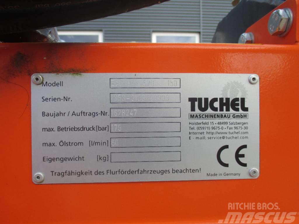 Tuchel Eco Pro 520  150 cm. Lietoti riteņu kompaktiekrāvēji