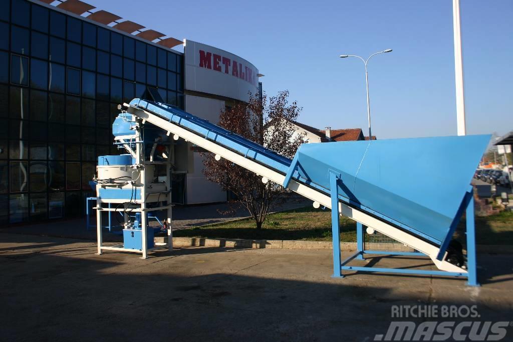 Metalika MBT-500V Concrete mixing plant (Compact) Betona krātuves