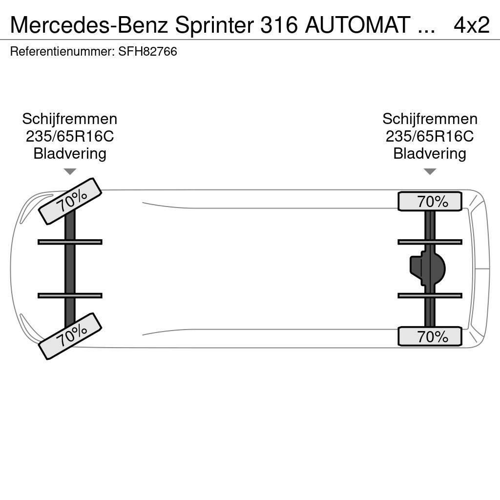 Mercedes-Benz Sprinter 316 AUTOMAT / AIRCO / EURO 5 Pašizgāzēji