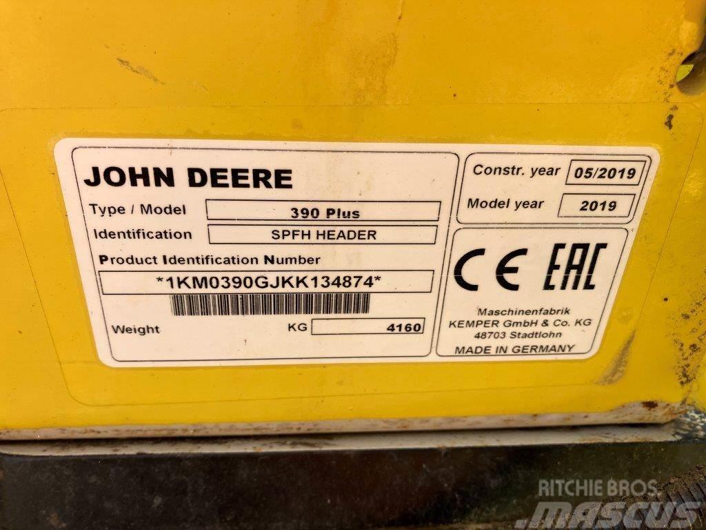 John Deere 390 Plus Lopbarības novācēji