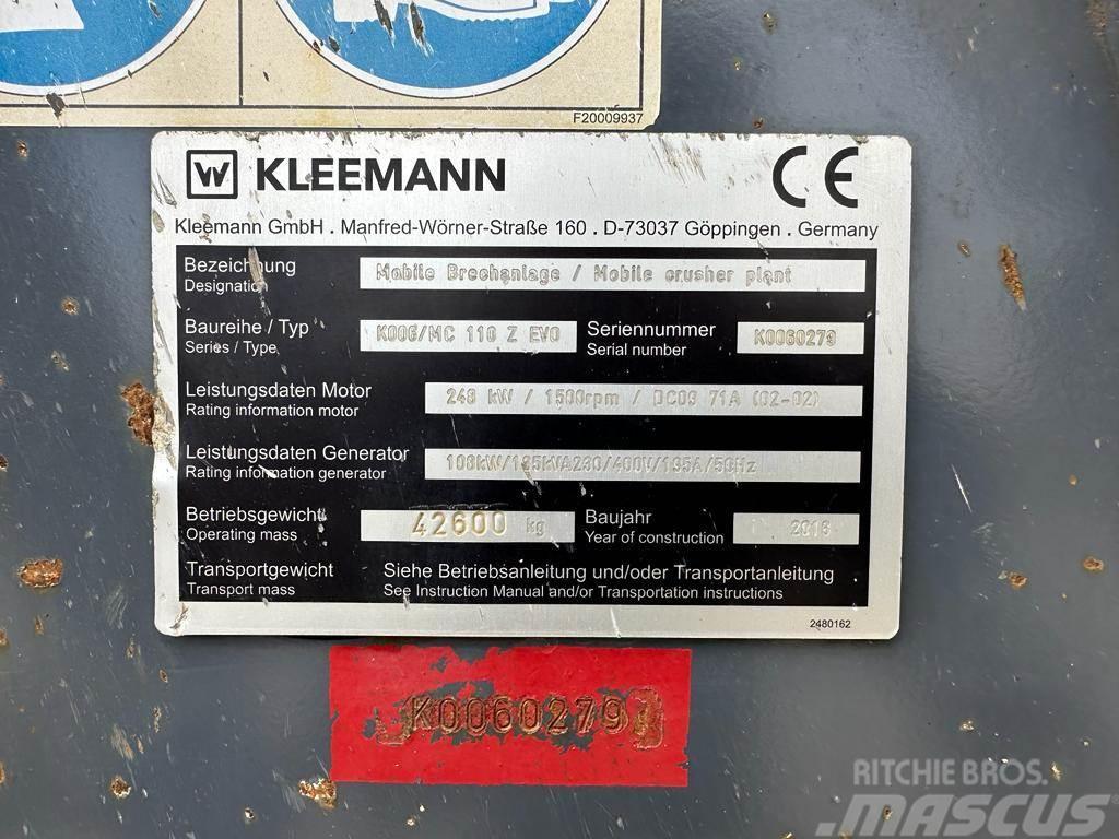 Kleemann MC110Z EVO Drupinātāji