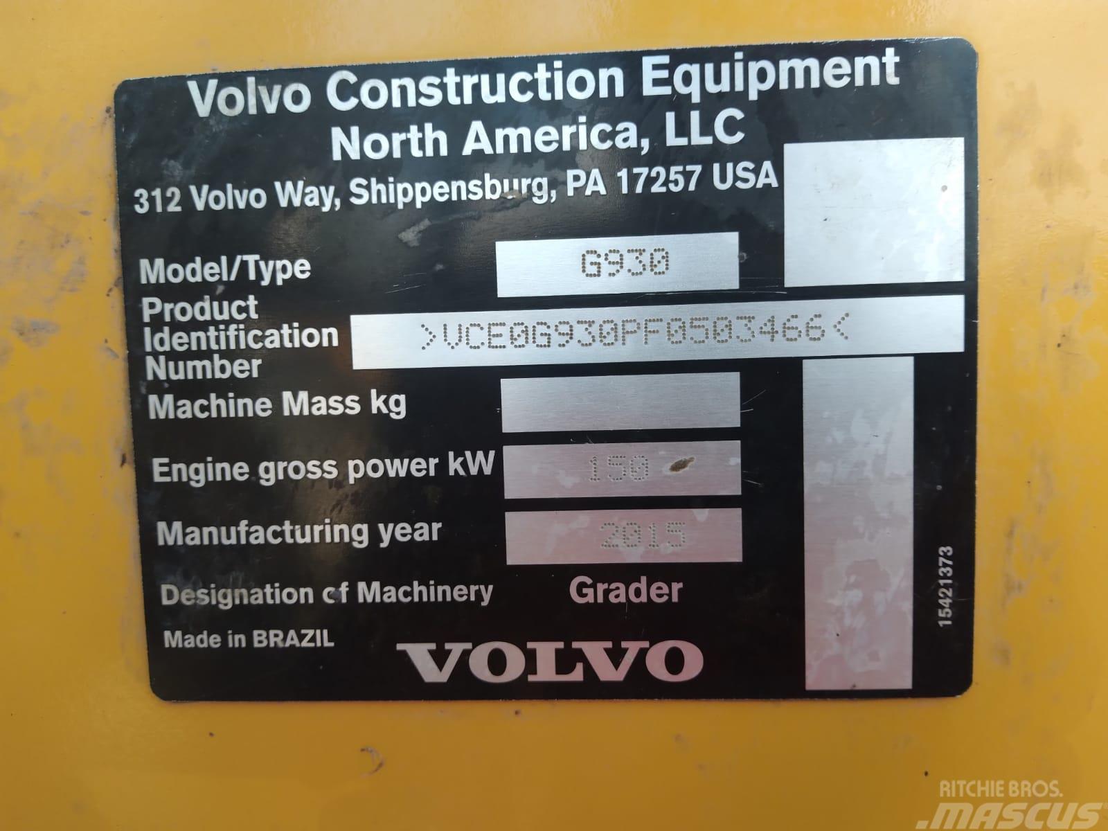 Volvo G 930 Greideri