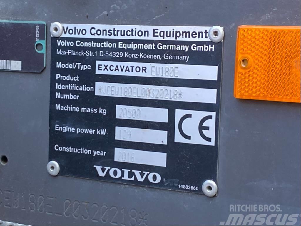 Volvo EW 180 E Ekskavatori uz riteņiem