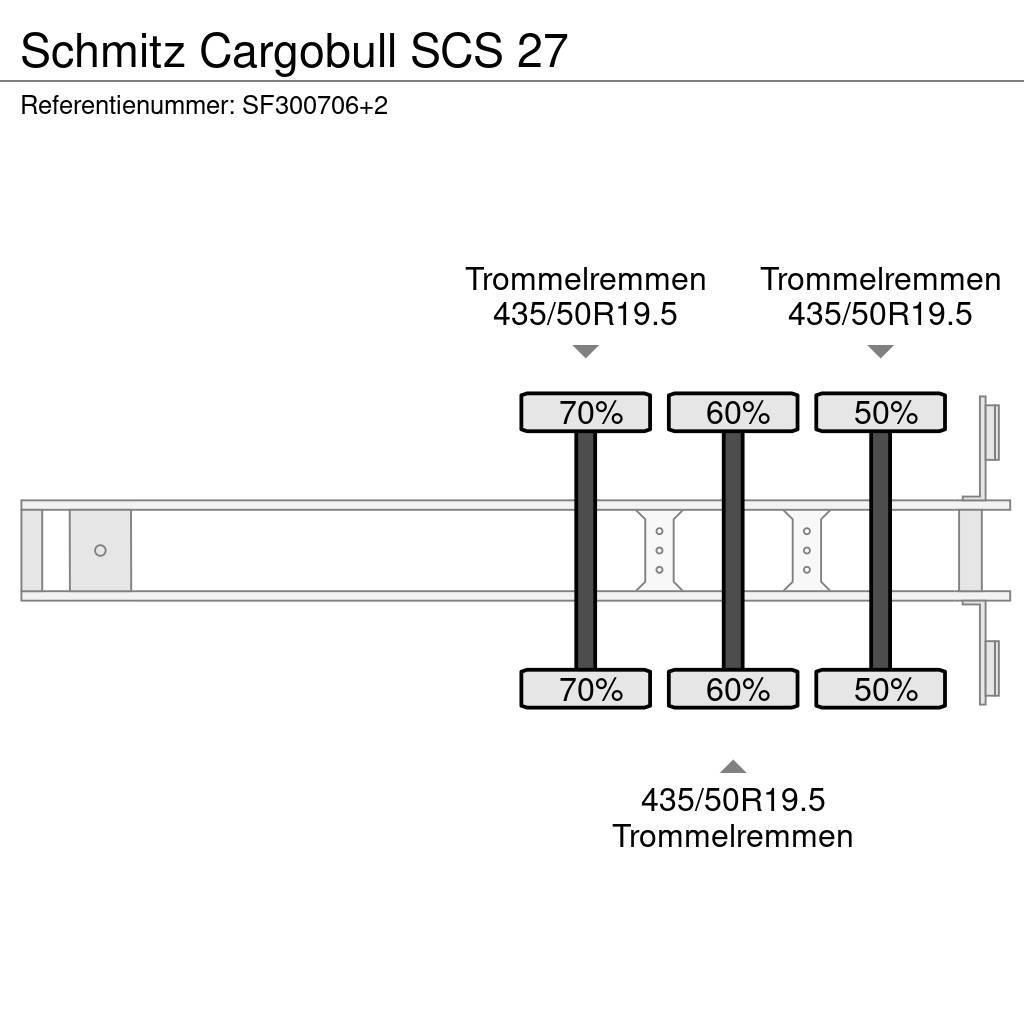 Schmitz Cargobull SCS 27 Tents puspiekabes
