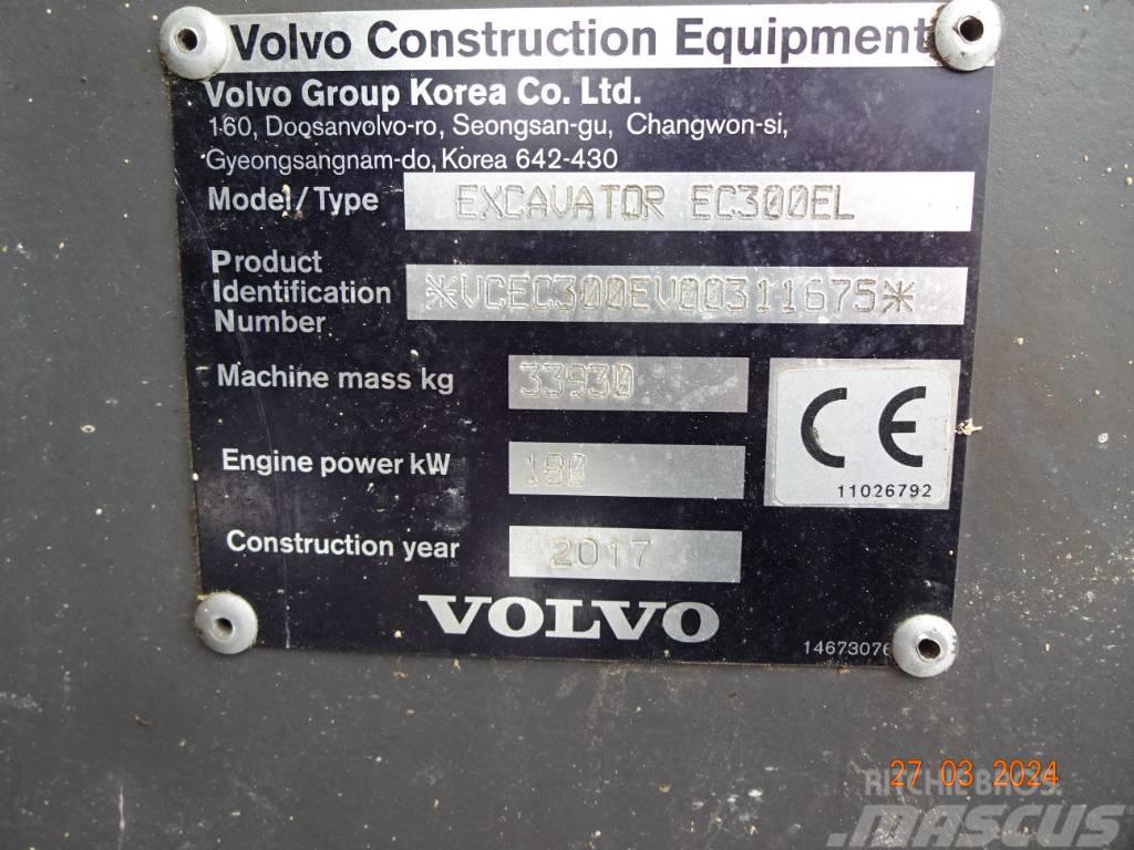 Volvo EC 300 EL Kāpurķēžu ekskavatori