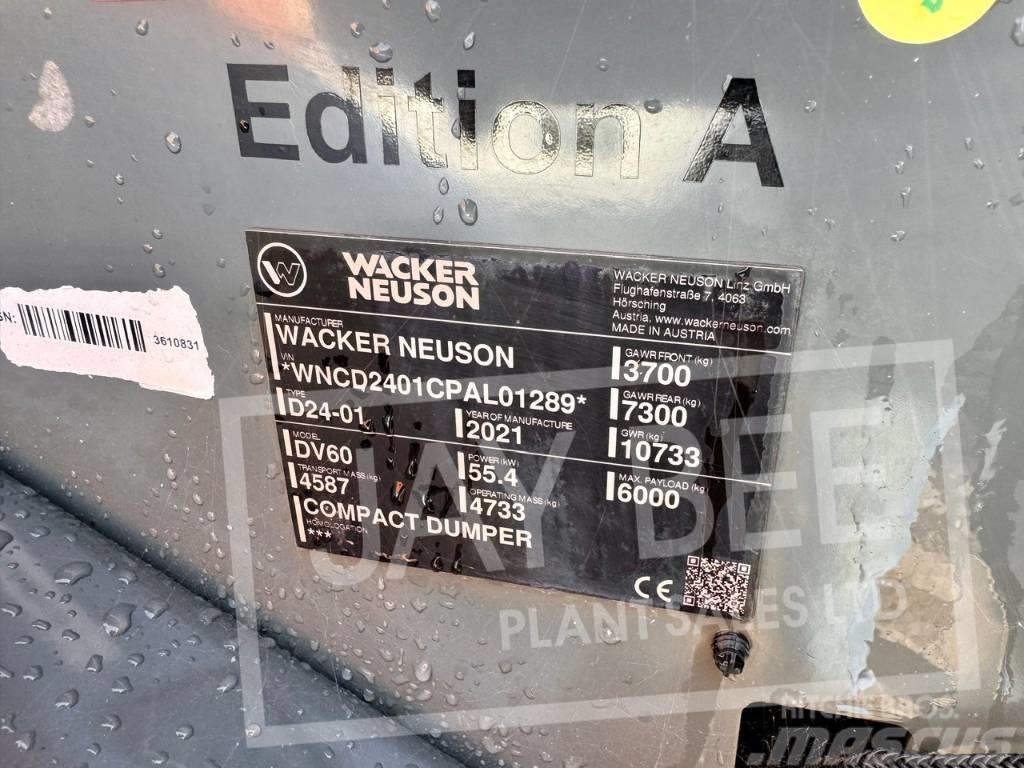 Wacker Neuson DV 60 Mini pašizgāzēji