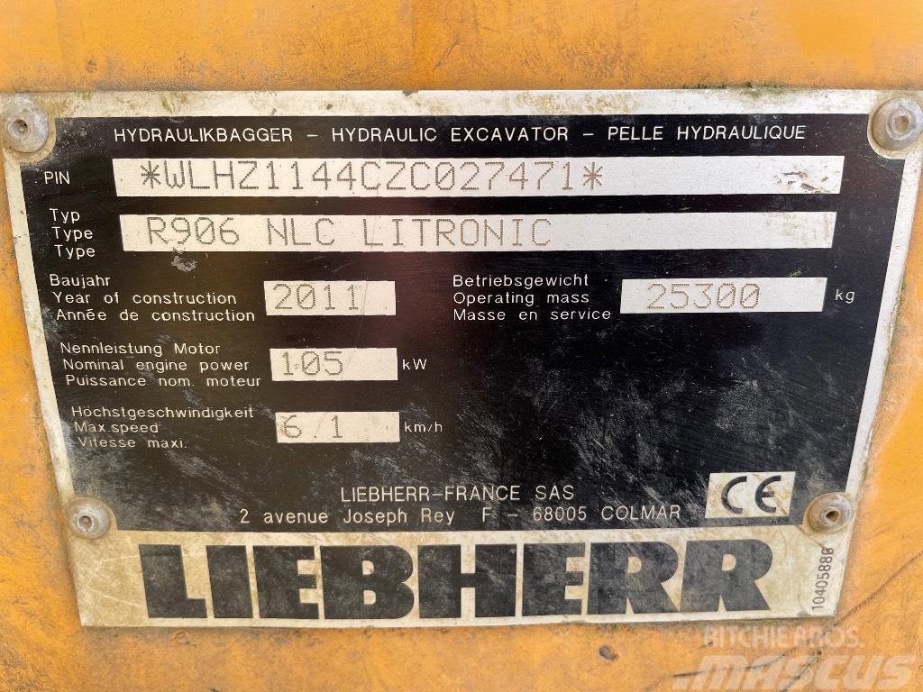 Liebherr R906 części Parts for LIEBHERR R906 Šasija un piekare
