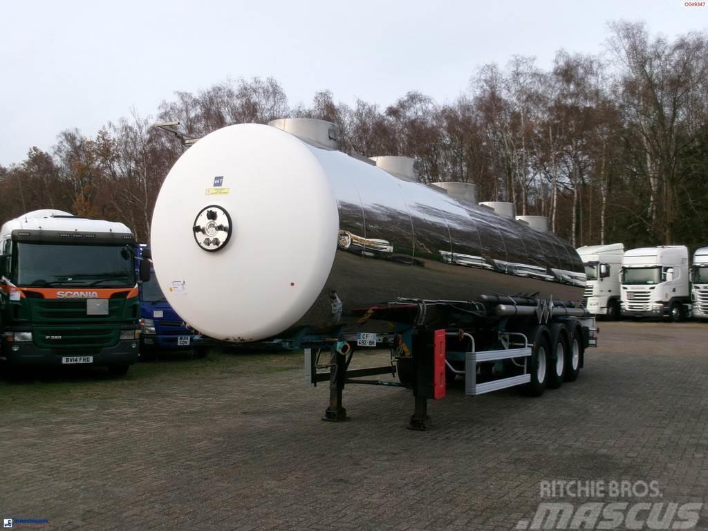 Magyar Chemical tank inox L4BH 32.5 m3 / 1 comp Autocisternas