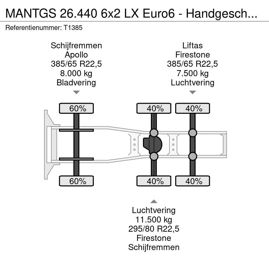 MAN TGS 26.440 6x2 LX Euro6 - Handgeschakeld - Lift-As Vilcēji