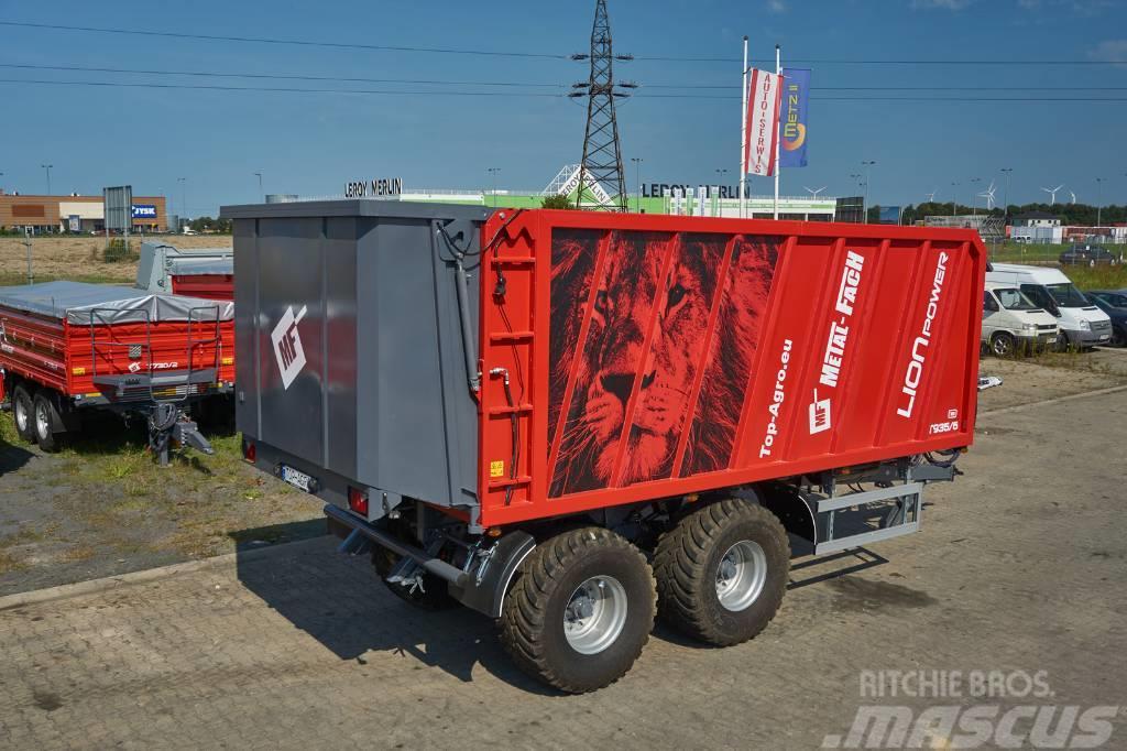 Metal-Fach T935/6 - 32m3 trailer with front sliding wall Standarta piekabes